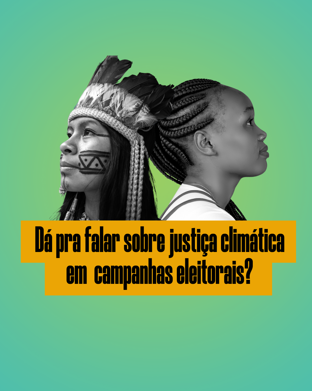 Edital para produção de conteúdos sobre justiça climática e eleições